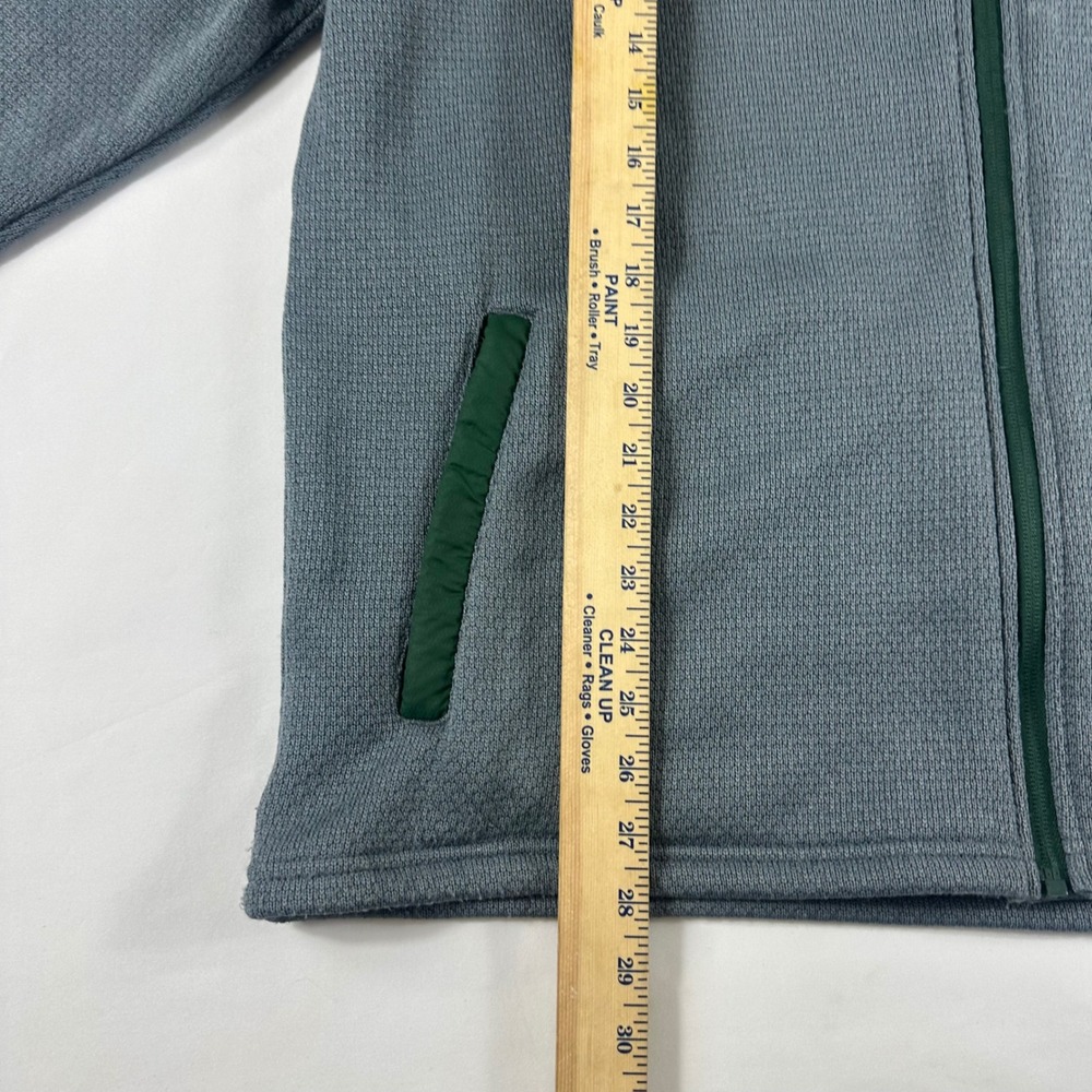 Michigan State Spartans Full‎ Zip Jacket Rivalry Threads 91 Mens XL Green Gray - Picture 8 of 11